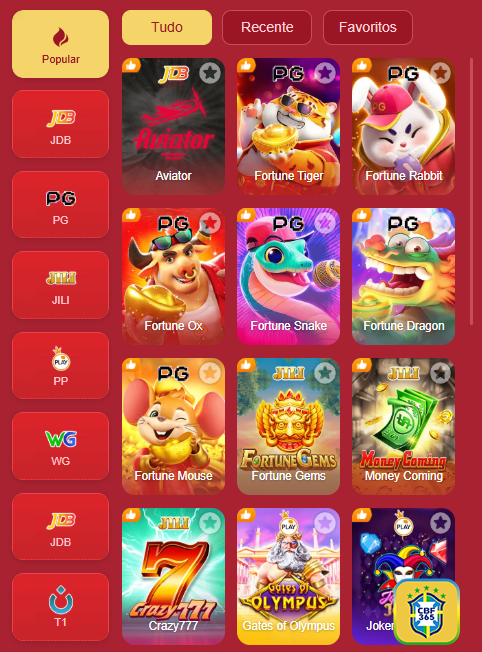 Galeria de Jogos cbf365.com: Diversão e Lucro Sem Fim