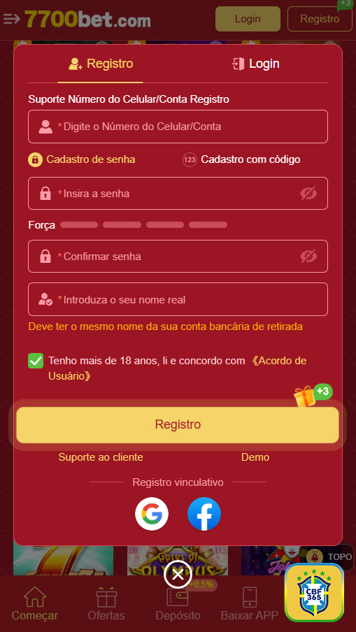 Inscreva-se no cbf365.com: Seu Passaporte para Prêmios